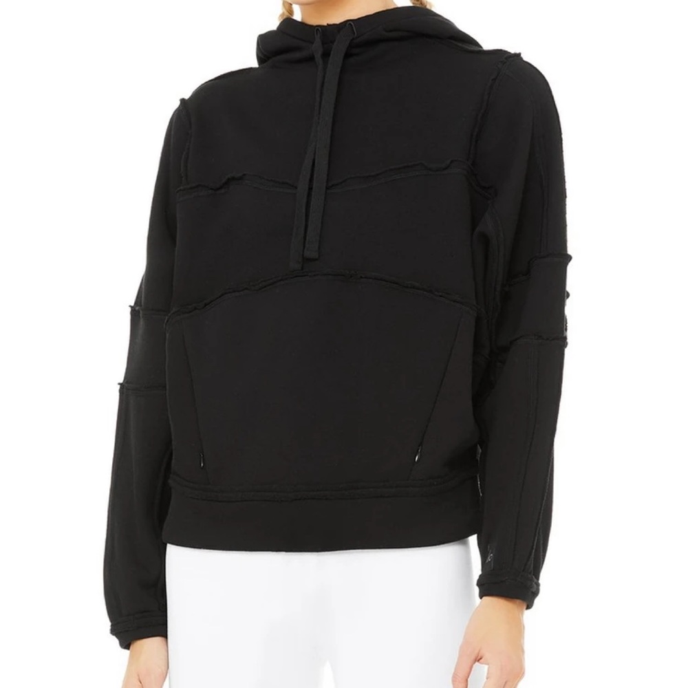 New Alo Yoga Dimension hoodie black, S
